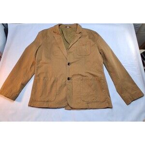 Goodfellow & Co Kenwood Blazer Mens XL Brown Cotton Casual Workwear Jacket  VTG